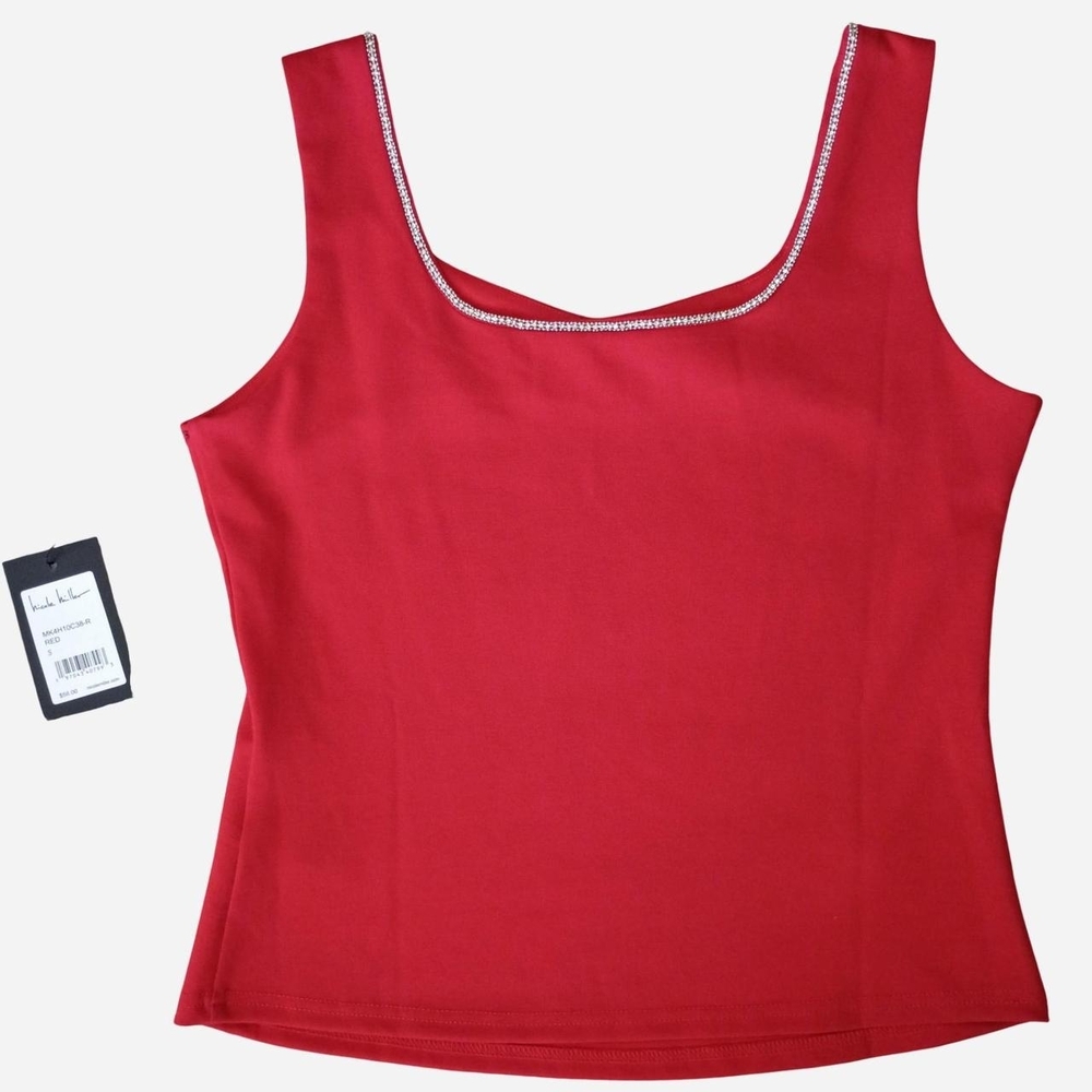 Nicole Miller Red Tank Top